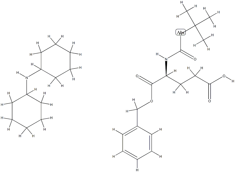 Boc-Glu-OBzlDCHA Structural