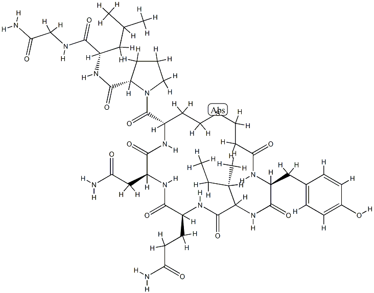 oxytocin, deamino-6-carba- Structural