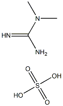 Guanidine, N,N-dimethyl-, sulfate (1:1) Structural