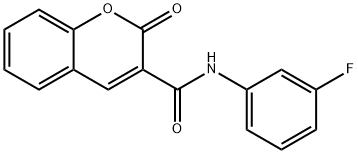 N-(3-fluorophenyl)-2-oxo-2H-chromene-3-carboxamide Structural