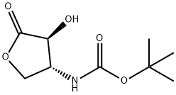 Carbamic acid, [(3R,4S)-tetrahydro-4-hydroxy-5-oxo-3-furanyl]-, 1,1- Structural