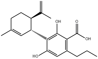 Cannabidivarolic acid Structural