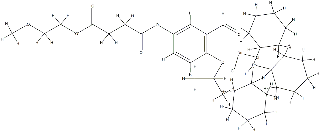 POLYETHYLENE GLYCOL-BOUND RUTHENIUM CARBENE COMPLEX Structural