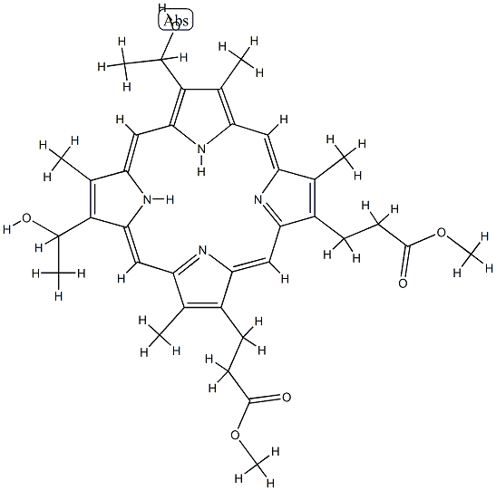 hematoporphyrin IX dimethylester Structural