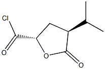 D-erythro-Pentonic acid, 5-chloro-2,3,5-trideoxy-2-(1-methylethyl)-5-oxo-, gamma-lactone (9CI) Structural