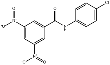 N-(4-chlorophenyl)-3,5-dinitrobenzamide Structural