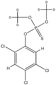 Fenchlorphos-D6 Structural