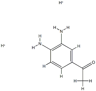 Acetophenone,  3,4-diamino-,  conjugate  diacid  (8CI) Structural