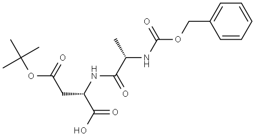 L-Aspartic acid, N-[(phenylMethoxy)carbonyl]-L-alanyl-, 24-(1,1-diMethylethyl) ester (9CI) Structural
