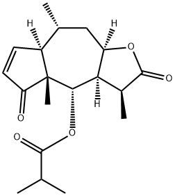 (3aR)-4,4a,7aα,8,9,9aα-Hexahydro-4α-(isobutyryloxy)-3β,4aβ,8α-trimethylazuleno[6,5-b]furan-2,5(3H,3aαH)-dione