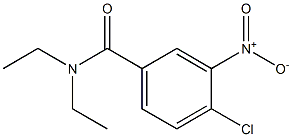 4-chloro-N,N-diethyl-3-nitrobenzamide Structural