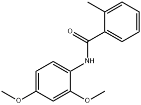 N-(2,4-dimethoxyphenyl)-2-methylbenzamide Structural