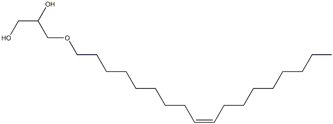 selachyl alcohol Structural