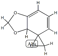 Spiro[1,3-benzodioxole-4(3aH),2-oxirane]  (9CI) Structural