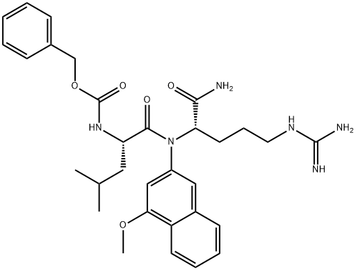 Z-Leu-Arg-4MβNA Structural