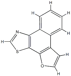 Furo[2,3:3,4]naphtho[1,2-d]thiazole(9CI) Structural