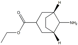 Bicyclo[3.2.1]octane-3-carboxylic acid, 8-amino-, ethyl ester, (3-endo,8-syn)- Structural