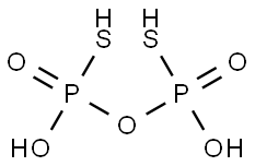 bis(thiopyrophosphoric acid) Structural