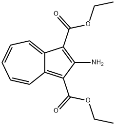 DIETHYL-2-AMINOAZULENE-1,3-DICARBOXYLATE Structural