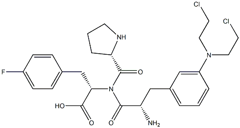 propyl-3-sarcolysin-4-fluorophenylalanine Structural