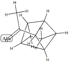 Ethanone, 1-tetracyclo[3.3.0.02,8.03,6]oct-4-yl-, stereoisomer (9CI) Structural