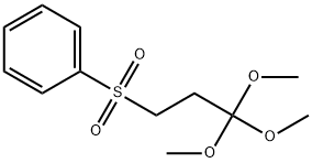 TRIMETHYL 3-(PHENYLSULFONYL)-ORTHOPROPIONATE) Structural