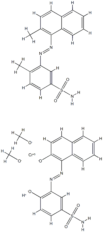 hydrogen bis[1-[(5-(aminosulphonyl)-2-hydroxyphenyl)azo]2-naphtholato(2-)]chromate(1-)       