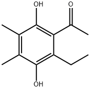 Ethanone,1-(2-ethyl-3,6-dihydroxy-4,5-dimethylphenyl)-(9CI) Structural