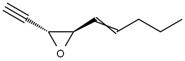 Oxirane, 2-ethynyl-3-(1-pentenyl)-, (2R,3R)-rel- (9CI) Structural