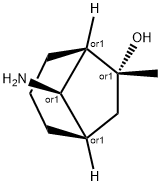 Bicyclo[3.2.1]octan-6-ol, 8-amino-6-methyl-, (1R,5R,6R,8R)-rel- (9CI) Structural