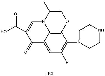 Desmethyl Ofloxacin Hydrochloride Structural