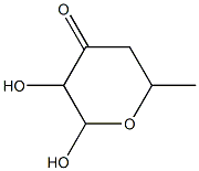 Hexopyranos-3-ulose, 4,6-dideoxy- (9CI) Structural