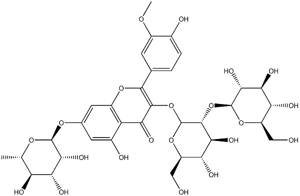 IsorhaMnetin 3-sophoroside-7-rhaMnoside Structural