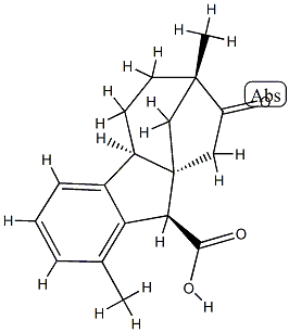 gibberic acid Structural