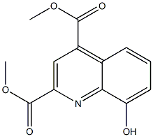 dimethyl 8-hydroxyquinoline-2,4-dicarboxylate Structural