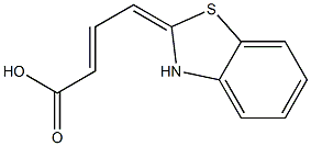 delta2,gamma-Benzothiazolinecrotonic acid (8CI) Structural