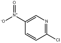 2-Chloro-5-nitropyridine Structural Picture