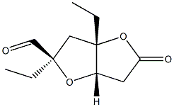 L-lyxo-Hepturonic acid, 2,5-anhydro-3,6-dideoxy-2,4-di-C-ethyl-, gamma-lactone (9CI) Structural