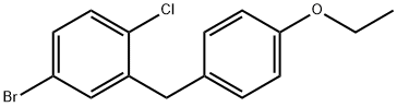 5-bromo-2-chloro-4’-ethoxydiphenylmethane Structural Picture