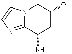 Imidazo[1,2-a]pyridin-6-ol, 8-amino-5,6,7,8-tetrahydro-, (6R,8S)-rel- (9CI) Structural