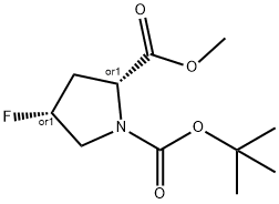 (2S,4S)-1-tert-butyl 2-methyl 4-fluoropyrrolidine-1,2-dicarboxylate