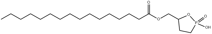 Palmitoyl 3-carbacyclic Phosphatidic Acid Structural