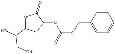 Hexonic acid, 2,3-dideoxy-2-[[(phenylmethoxy)carbonyl]amino]-, gamma-lactone (9CI) Structural
