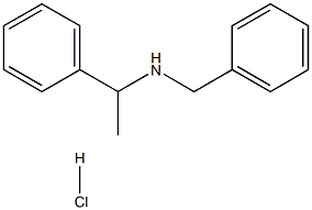 N-BENZYL-alpha-phenylethylamine hydrochloride Structural