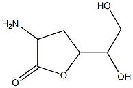 Hexonic acid, 2-amino-2,3-dideoxy-, gamma-lactone (9CI) Structural
