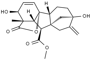 gibberelic acid methyl ester Structural