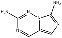 Imidazo[5,1-f][1,2,4]triazine-2,7-diamine (9CI) Structural