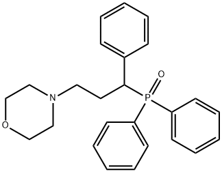 Diphenyl[α-(2-morpholinoethyl)benzyl]phosphine oxide Structural