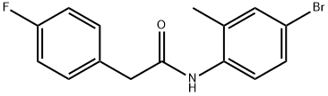 N-(4-bromo-2-methylphenyl)-2-(4-fluorophenyl)acetamide Structural