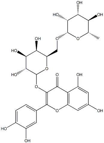 Quercetin 3-O-robibioside Structural